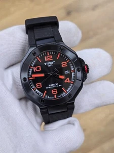 TISSOT T-Race Powermatic 80 41mm Black Silicone Men's Watch T141.807.37.057.00 - Picture 1 of 16