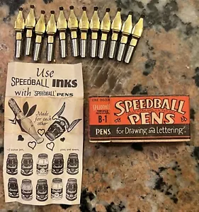 Vintage B-1 Speedball Pens One Dozen NOS - Picture 1 of 7