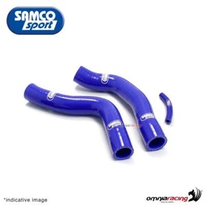 Juego de mangueras de radiador Samco azul para Husqvarna TE250 2014/2016 - Picture 1 of 5