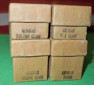 Pequeña colección de buques de guerra alemanes de la Segunda Guerra Mundial fundido en metal 1:1200 en cajas originales - Imagen 1 de 22