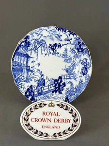 Royal Crown Derby BLUE MIKADO 7 ⅛" Dessert Plate c. 1937: Mint - Picture 1 of 7