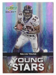 Selvin Young 2008 Score Select Young Stars #YS-12 /999 Denver Broncos Numbered - Picture 1 of 4