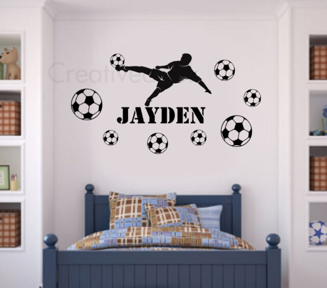 Vinilos decorativos y pegatinas fútbol jugador