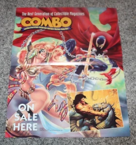 COMBO COMICS MAGAZINE STORE/DEALER POSTER 17" X 22" 2-DIFFERENT SIDES - Picture 1 of 5