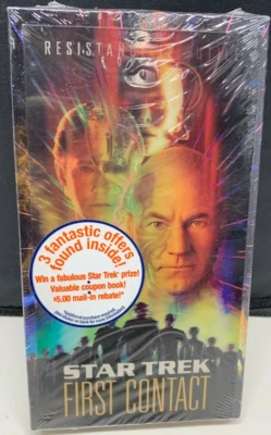 🔥 Star Trek First Contact (VHS,1997) FACTORY SEALED NEW 🔥 - Image 1 of 2