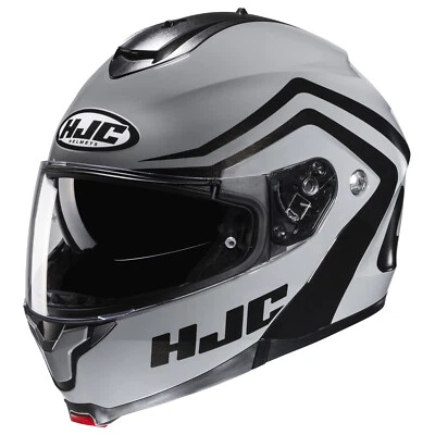 HJC C91 Nepos Modular Motorcycle Helmet Gray S M L XL 2X 3X 4X 5X Sunscreen BK - Image 1 of 4