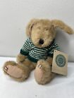 Peluche ours vintage Boyds portant pull vert de collection 11 pouces