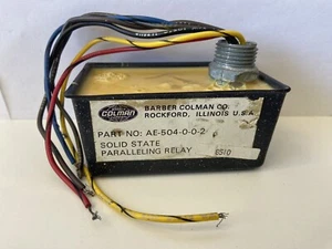 Barber Colman AE-504-0-0-2 Paralleling Relay ae504002 - Picture 1 of 13