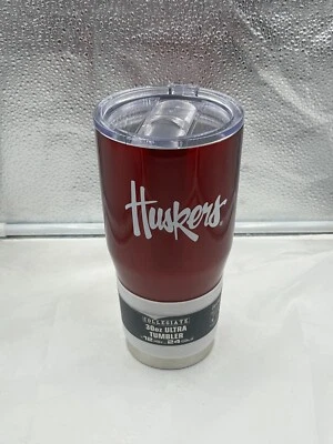 Nebraska Cornhuskers NCAA 30oz Tumbler Cup Mug Logo Brands New - Image 1 of 2