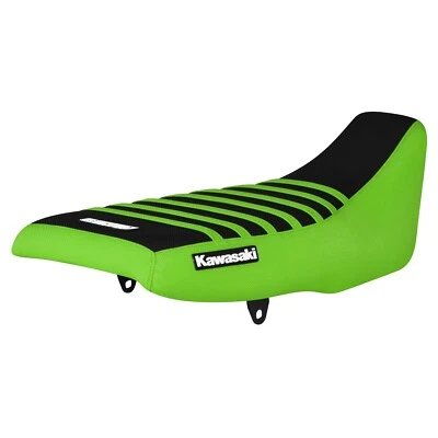 Kawasaki KLR 650 1987-2007 pinza cubierta de asiento verde/negro/verde costillas #220 Foto 1 de 4