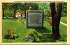 Postcard The Grave of Ann Ruthledge at Pittsburg Illinois 