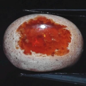MEXICAN FIRE OPAL IN MATRIX 15 x 11 MM OVAL CABOCHON ALL NATURAL F-875 - Picture 1 of 1