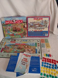 Monopoly Junior Jr Trek Alaska Complete + 4 Extra Igloos USAopoly Great  1988 - Picture 1 of 14