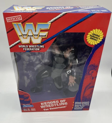 WWF 1997 The Undertaker Heroes Of Wrestling Action Figure Playmates Toys NIB Cover