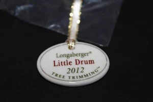 Longaberger 2012 Tree Trimming Little Drum Bate On #24185 - NUEVO - Imagen 1 de 1