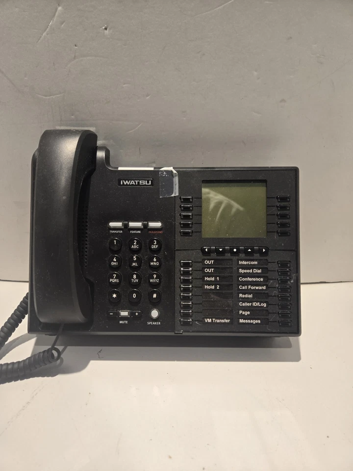 Teléfono Iwatsu IX-5910 ECS con Soporte Icono IP VoIP Negro - Sin Cable de Alimentación Foto 1 de 4