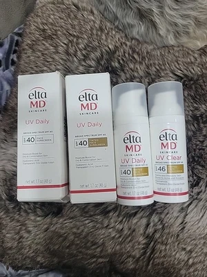 Lot of 4 Elta MD Variety Sunscreens. 1.7oz Per Piece. Brand New. Free Shipping - Image 1 of 2