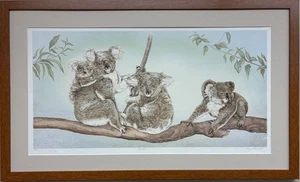 Mary Ann Lis "Koalas" Signed Limited Edition Animal Art Litho Australia New! - Picture 1 of 4