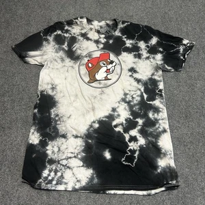 Buc-ees T-Shirt Unisex Adult S Black Tie-Dye I’m Just Here For The Snack Graphic - Picture 1 of 6