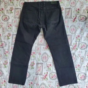 RODD & GUNN Straight Fit Herren Schwarz Baumwolle Luxus Hose Jeans Gr. 33L - Bild 1 von 7