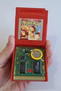 Pokémon Red Version Nintendo Game Boy New Battery Genuine PAL Retro Gameboy DMG - Picture 1 of 7
