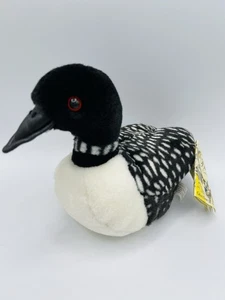 2001 Audubon Wild Republic Plüsch Loon Bird Serie 1 Original Etikett K & M ohne Ton - Bild 1 von 11