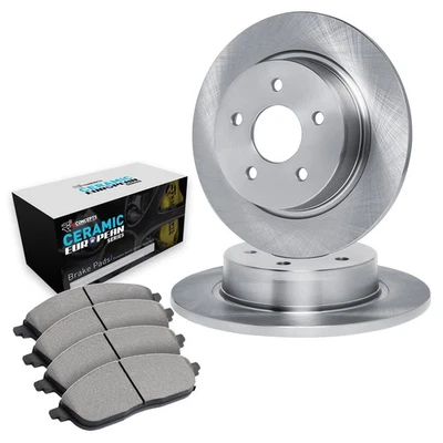 For Audi TT Quattro 09-15 R1 Concepts Rear Brake Kit w Euro Ceramic Pads - Image 1 of 4