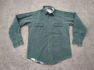 Camisa De Colección LL Bean Abotonada Para Hombres Pequeña Cazadora Forrada Hecha en EE. UU. - Imagen 1 de 12
