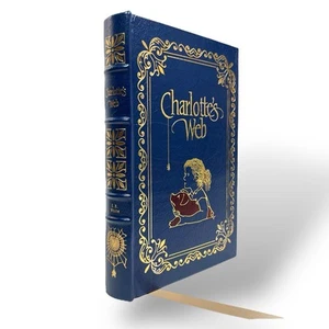 Charlotte's Web by E.B. White 1991 EASTON PRESS ▪ Imperfect - Picture 1 of 18