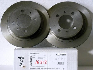 DISCHI FRENI FRENO POSTERIORI NISSAN 100 NX ALMERA SUNNY III  4320658Y00 AC2638D - Foto 1 di 1