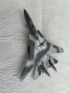 Maisto - Modellino Statico Aereo F-14 - Verde Mimetico - Die Cast Metal Airplane - Picture 1 of 6