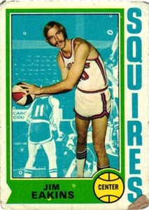 JIM EAKINS 1974-75 Topps Basketball #258  READ FOR $1 PROMO RULE  B17R4S24P19