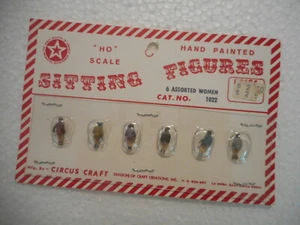NIB Circus Craft Sitting figures #1022, 6 assorted women - Picture 1 of 2