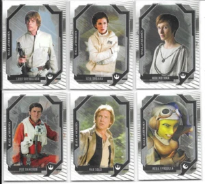 2017 Topps Star Wars Masterwork - Juego completo de 10 cartas Hall Of Heroes Chase casi nuevo - Imagen 1 de 4