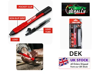Dekton Refillable Carpenters Pencil with 2 spare leads - Picture 1 of 6