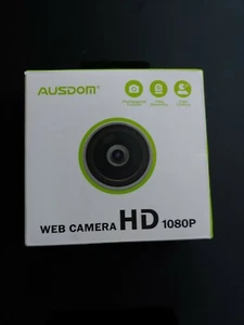 AUSDOM AW635 Full HD Webcam 1080P with Microphone, Manual Focus Wide Angle USB - Picture 1 of 2