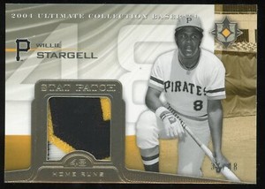 Willie Stargell 2004 Upper Deck Ultimate Collection Patch Relic #d 37/48 Pirates