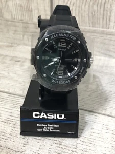 Reloj Casio para hombre con correa de resina negra con luz LED 50 MM MWA-100HB-1AV - Imagen 1 de 3