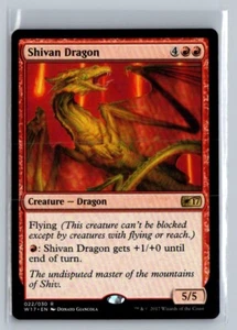 Shivan Dragon Welcome Deck 2017 Rare – MTG Magic the Gathering Card - Picture 1 of 2