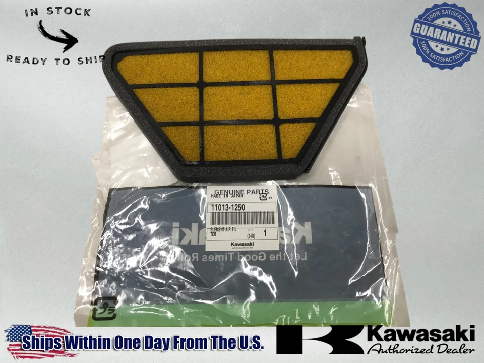 Filtro de aire original OEM Kawasaki 11013-1250 Foto 1 de 4