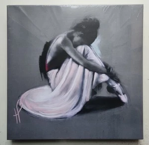 Hazel Bowman - The Wish - 40 x 40 cm Leinwandbild Wandkunst Ballett NEU & VERSIEGELT - Bild 1 von 2