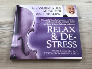 RELAX AND DE-STRESS : Music For Self Healing, Andrew Weil MD & Joshua Leeds (CD) - Imagen 1 de 3