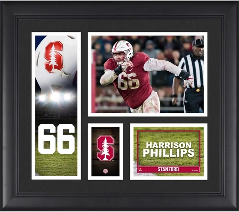 Harrison Phillips Stanford Cardinal Framed 15" x 17" Player Collage Cover
