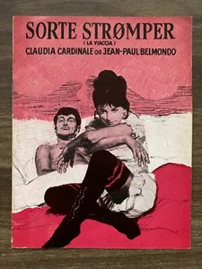 La viaccia Claudia Cardinale Jean-Paul Belmondo 1961 programma cinematografico danese - Foto 1 di 8