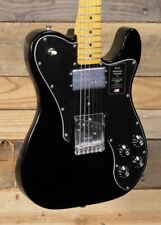 Fender American Vintage II '77 Telecaster Custom Electric Guitar Black w/ Case for sale