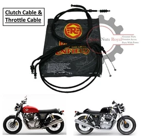 Royal Enfield "GT650cc & Interceptor 650cc" "Clutch Cable & Throttle Cable Twin" - Picture 1 of 6