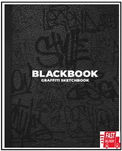 Blackbook Graffiti Sketchbook: Notebook for Drawing, Painting, Sketching or Dood - Picture 1 of 1
