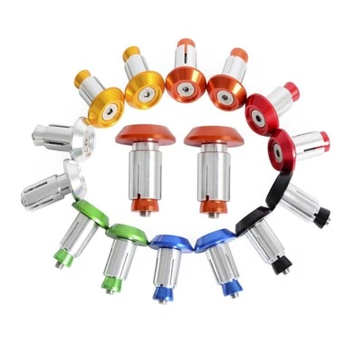 Pair CNC Handlebar End Plugs Cap for Honda CR80 CR85 CR125 CR250 CR500 1990-2007 - Image 1 of 4