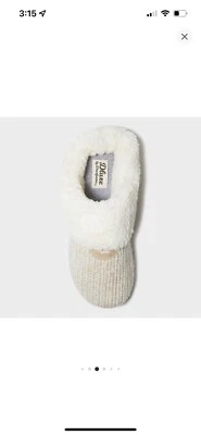 Zapatillas para mujer Dluxe by Dearfoams Carol Scuff avena brezo talla L Foto 1 de 4