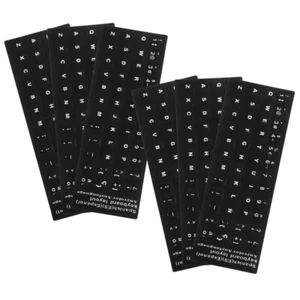 12 Blatt spanische Tastaturaufkleber für Laptop-Tastaturen mit weißer - Bild 1 von 8